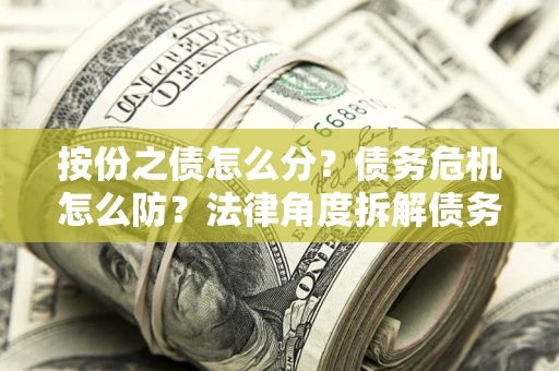 北京按份之债怎么分？债务危机怎么防？法律角度拆解债务分配与风险自保指南