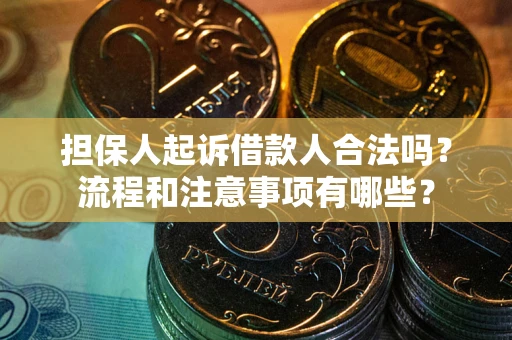 北京担保人起诉借款人合法吗？流程和注意事项有哪些？