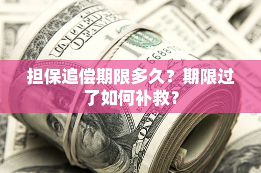 北京担保追偿期限多久？期限过了如何补救？