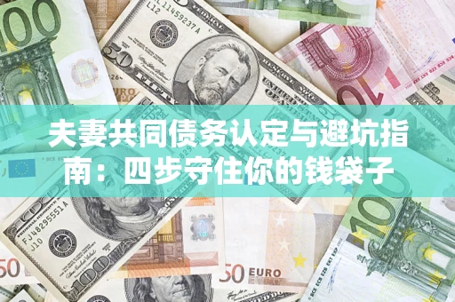 北京夫妻共同债务认定与避坑指南：四步守住你的钱袋子