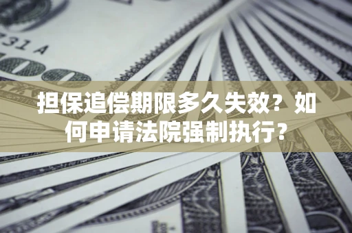 北京担保追偿期限多久失效？如何申请法院强制执行？