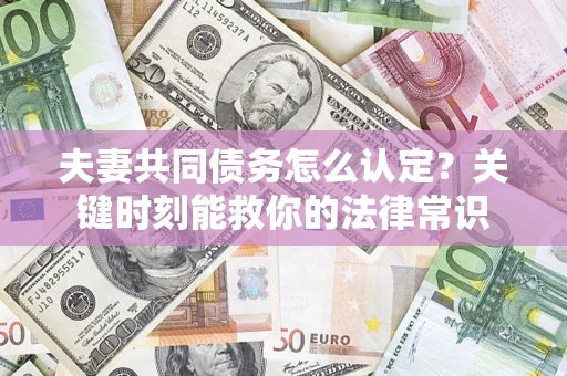 北京夫妻共同债务怎么认定？关键时刻能救你的法律常识