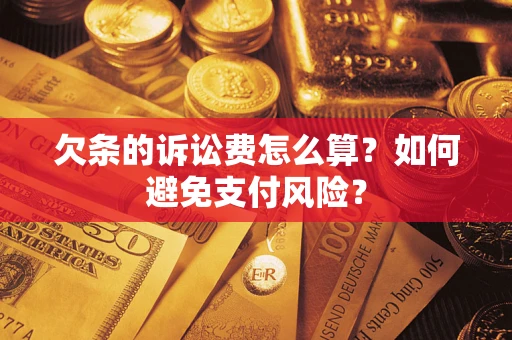 北京欠条的诉讼费怎么算？如何避免支付风险？