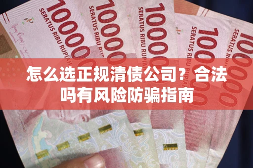 北京怎么选正规清债公司？合法吗有风险防骗指南