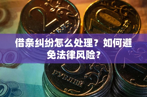 北京借条纠纷怎么处理？如何避免法律风险？